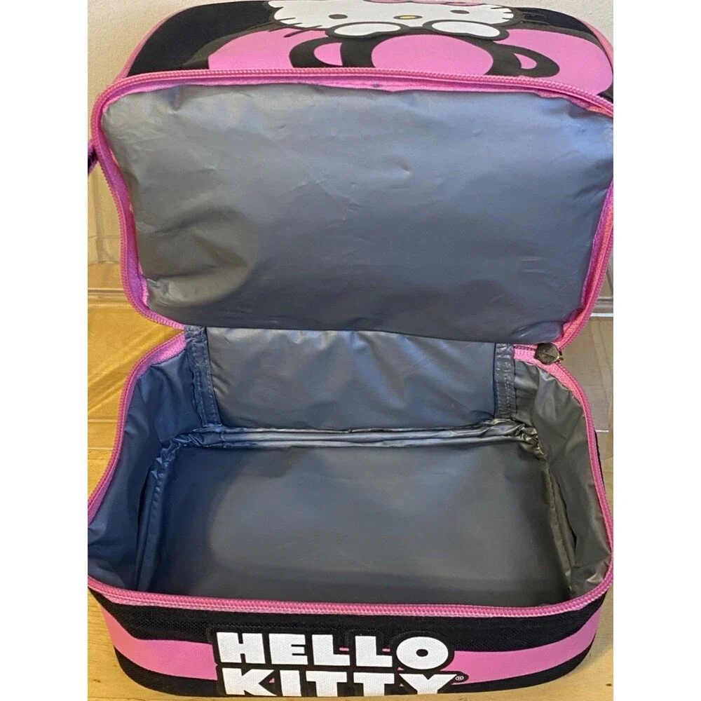 Sanrio Hello Kitty Insulated Dual Compartment Lunch Bag Kids